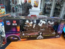 Mcfarlane Ravens Super bowl XLVII Champions Ray Lewis Flacco Jones 3 Pack Sealed