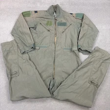 USGI CWU-27/P Fire Resistant Sage Green Summer Flyer's Coveralls Flight Suit 42
