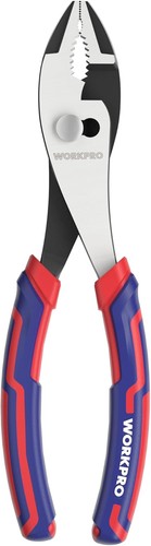 8" Slip Joint Pliers CR-V Steel Soft Grip Rust Resistant 3-Zone Jaw Tool - Picture 8 of 11