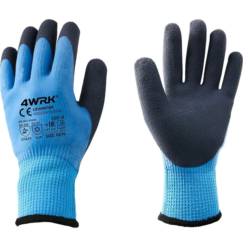 Winterhandschuhe Thermohandschuhe Arbeitshandschuhe Latex Kälteschutz Gr 9-11 - Bild 1 von 1