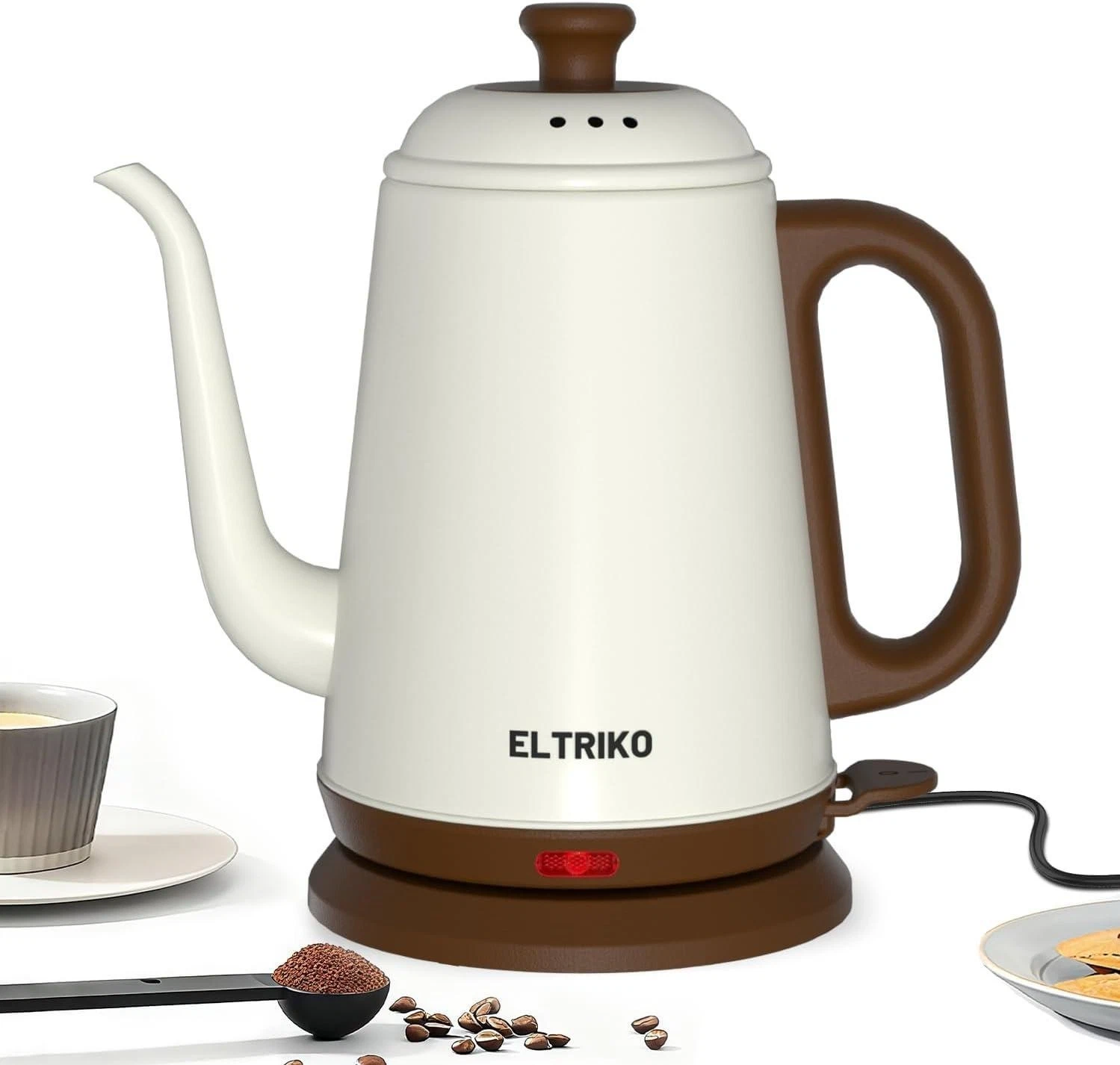 Gooseneck Electric Kettle, 1L Water Boiler, Pour Over Coffee & Tea, 1000W Fast
Opens in a new window