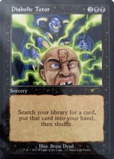 Diabolic Tutor - Light Play MTG Secret Lair