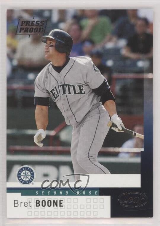 2004 Leaf Press Proof Silver 11/50 Bret Boone #72 y0i