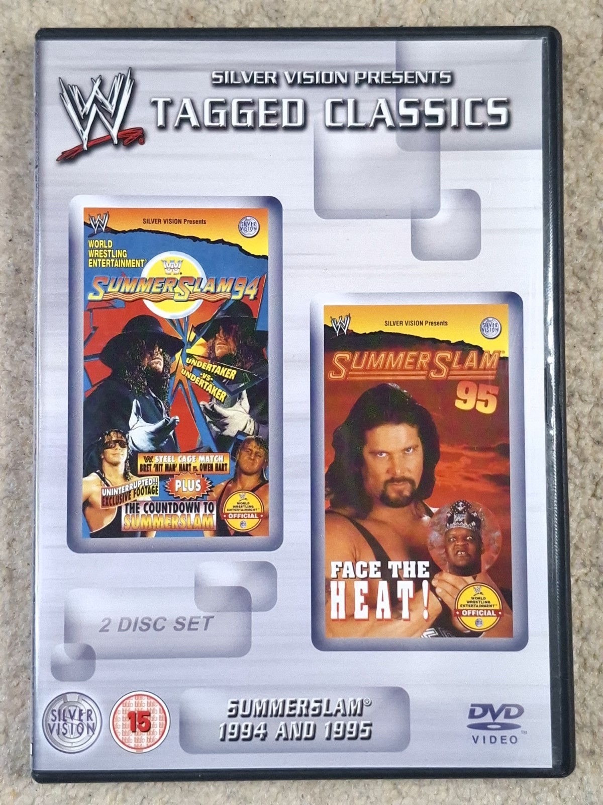 WWE Tagged Classics Summerslam 1994 & 1995 DVD (2 Disc Set) WWF