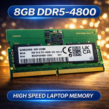 SAMSUNG 8GB DDR5 4800 Laptop SODIMM RAM 1Rx16 PC5-4800B