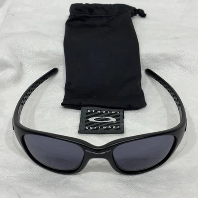Gafas de sol Oakley Fives 1.0 de colección años 90 negro mate/gris lentes Gen 1 con bolsa para lentes - Imagen 1 de 4
