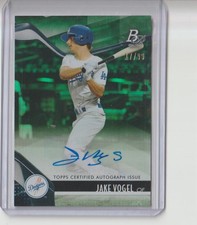 JAKE VOGEL2021 BOWMAN PLATINUM #TOP-27 AUTOGRAPH SN /99