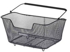 Fahrradkorb für hinten Basil Base M 43 x 30 x 23 cm - Schwarz