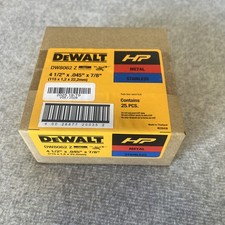 25-Pack Dewalt DW8062 Z HP Grinding Wheels 4 1/2" X .045" X 7/8" Type 1 New