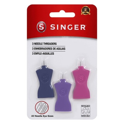 3er Pack SINGER Haken Ösen Nadeleinfädler -3/Pkg 5A0021QY-1G4N5