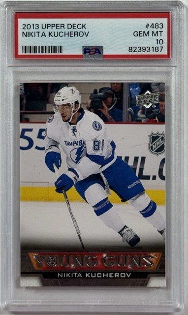 2013-14 Upper Deck Series 2 Young Guns PSA 10 GEM MT #483 Nikita Kucherov