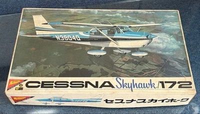 Nichimo 1/20 Cessna Skyhawk 172 Plastic el, Unused, Rare, Edition - Photo 1/4
