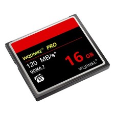 CF Memory Card 16GB High Speed UDMA Up to 120MB/s Cards Designed