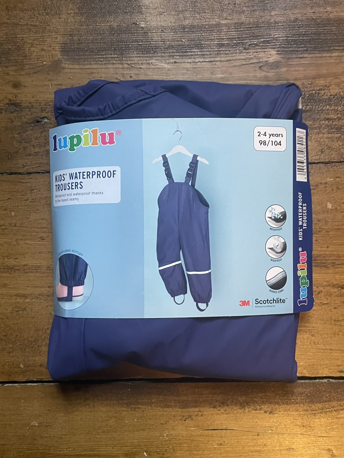 BNWT LUPILU WATERPROOF TROUSERS & RAIN COAT SET GIRLS 2-3-4 SNOWSUIT PUDDLESUIT image 5