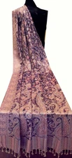 GIFT FOR HER PASHMINA WOMEN SILK JMVR CASHMERE SHAWL WRAP THROW STOLE SCARF