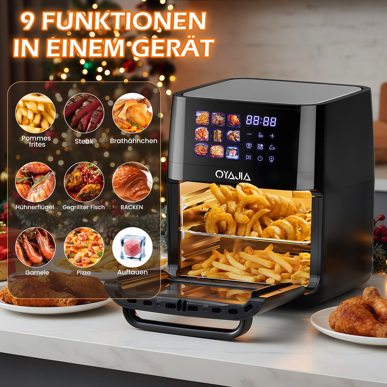 Friggitrice ad Aria Calda 15L con Timer foto 5