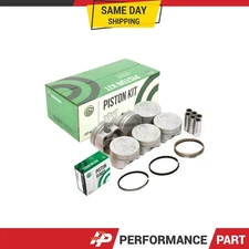 Pistons w/ Rings for 92-04 Chevrolet C1500 S10 Jimmy Isuzu GMC 4.3 OHV