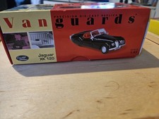 Vanguards 1/43 Scale - VA05901 - Jaguar XK120 Black & Red - Boxed.