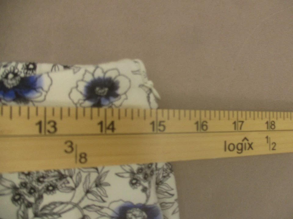 Pantalones de belleza recortados Talbots talla 8P para mujer multicolor floral mezcla de algodón 006 Foto 3 de 4