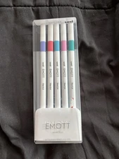 Uni Emott Fineliners - Set of 5 Candy Pop Colors