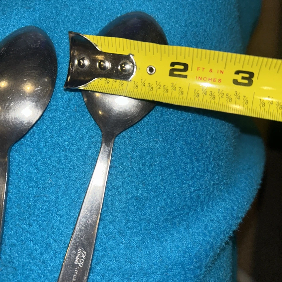 Spoon Variety Set Of 12. Different Patterns Mixed Lot - Image 3 of 4