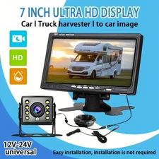 7" Backup Camera-Rear View Parking Reverse for buses,trailers,pickups,van RV