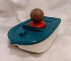 New ListingVintage Fisher Price Little People Boat Dinghy w/ Wood Person
