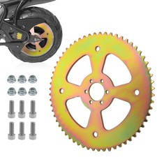 60 Tooth Mini Bike Sprocket for 40/41/420 Chain, Rear Sprocket 37mm Bore with...
