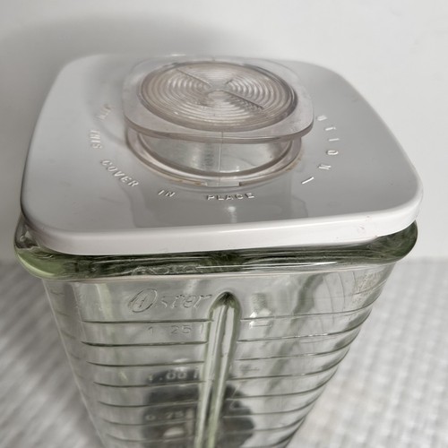 Vintage Oster Osterizer 5 Cup Replacement Glass Blender Jar w/Lid & Blade Heavy - Picture 17 of 17