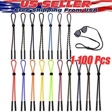 Sport Sunglass Neck Strap Eyeglass Read Glasses Neck Cord Lanyard Holder Lot