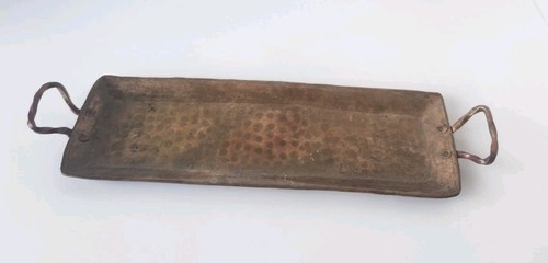 Hand Hammered Copper Tray w/ Handles San Antonio La Villita Copper Gallery...