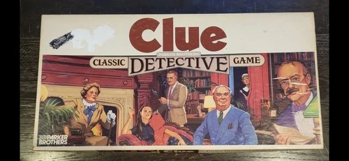 Vintage 1986 CLUE Board Game ~ Parker Brothers ~ 100% Complete