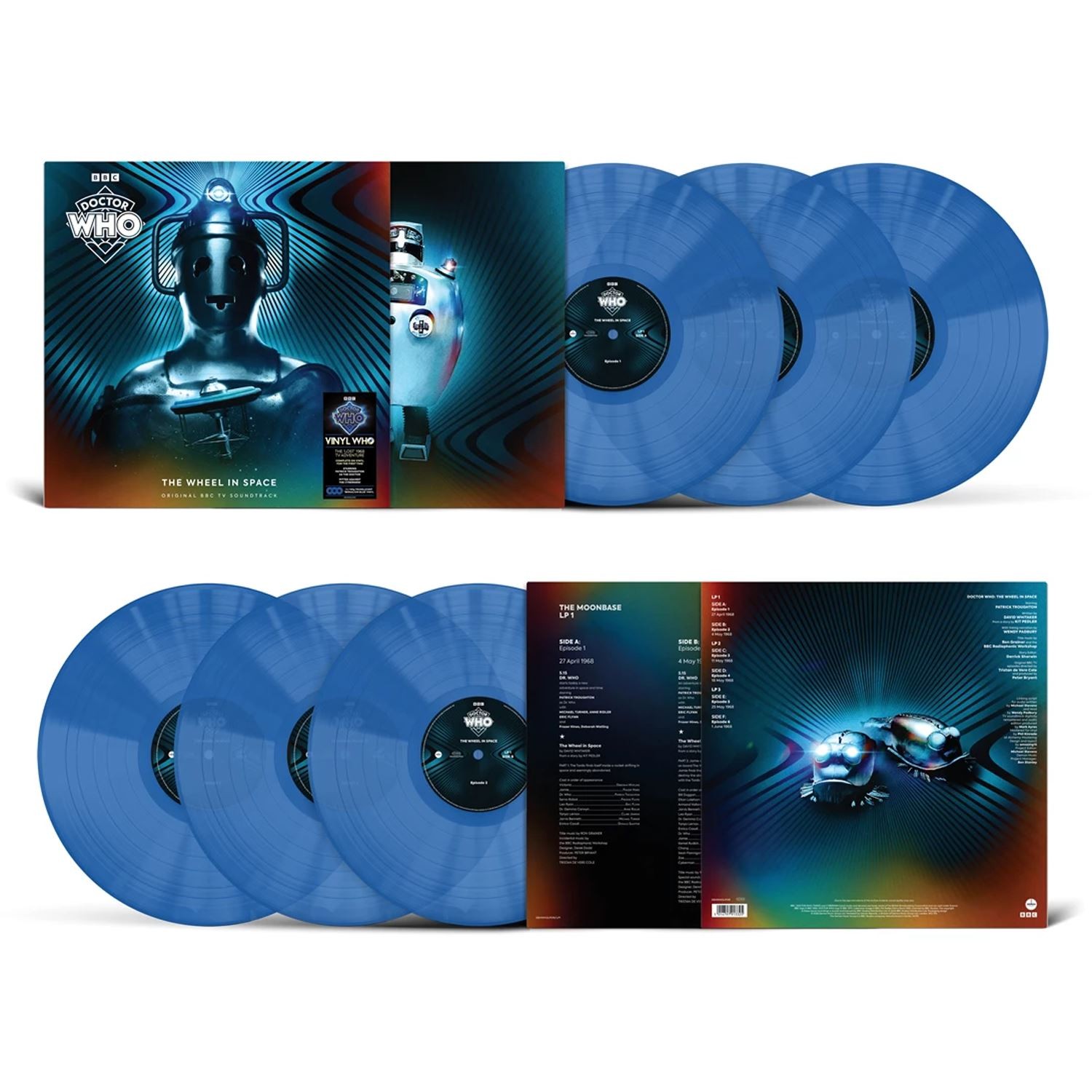 Doctor Who: The Wheel in Space Original Soundtrack 3LP Vinyl 12"" Album