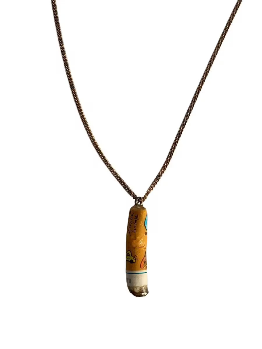 Rantchiki Jetpack Found Object Cigarette Necklace… - image 1