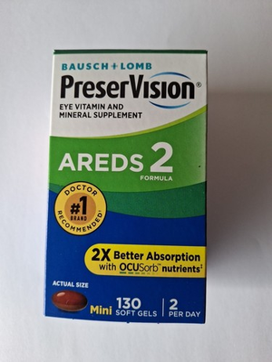 #ad #ad New Bausch Lomb PreserVision AREDS 2 Formula 130 softgels EXP 11 2026 $20.00