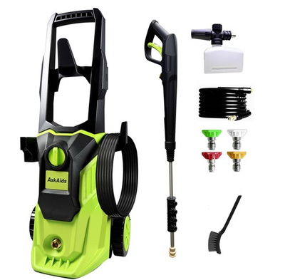 #ad Portable Power Washer 4 Quick Connect Nozzles High Cleaning Machine green $140.14