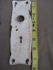 Lot of 3 Old 1870s Victorian Door Lock and Metal Plates — photo 10