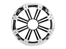 Kicker KM8GCR Marine Speaker Grille for KM84 Marine Coaxials, Chrome - Open Box