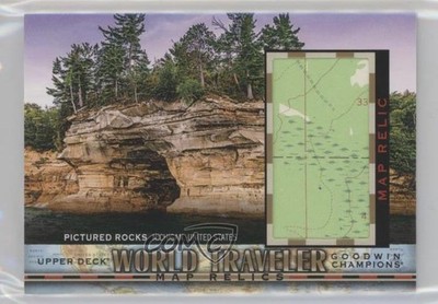 2018 Upper Deck Goodwin Champions World Traveler Map Relics #WT-122 n7r