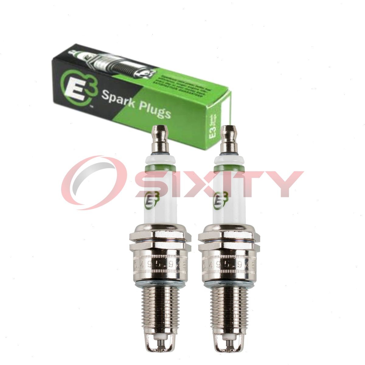 2 pc E3 E3.46 Spark Plugs for ZGR5AGP ZGR5A XP646 XP64 XP63 XN9Y XN16Y XN14Y xd
