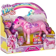 Sparkles the Musical Unicorn Toy - Interactive Flying Pony with Lights Sounds