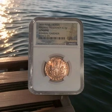 1808 India 10 Cash – Madras Presidency – NGC Genuine – Admiral Gardner Shipwreck