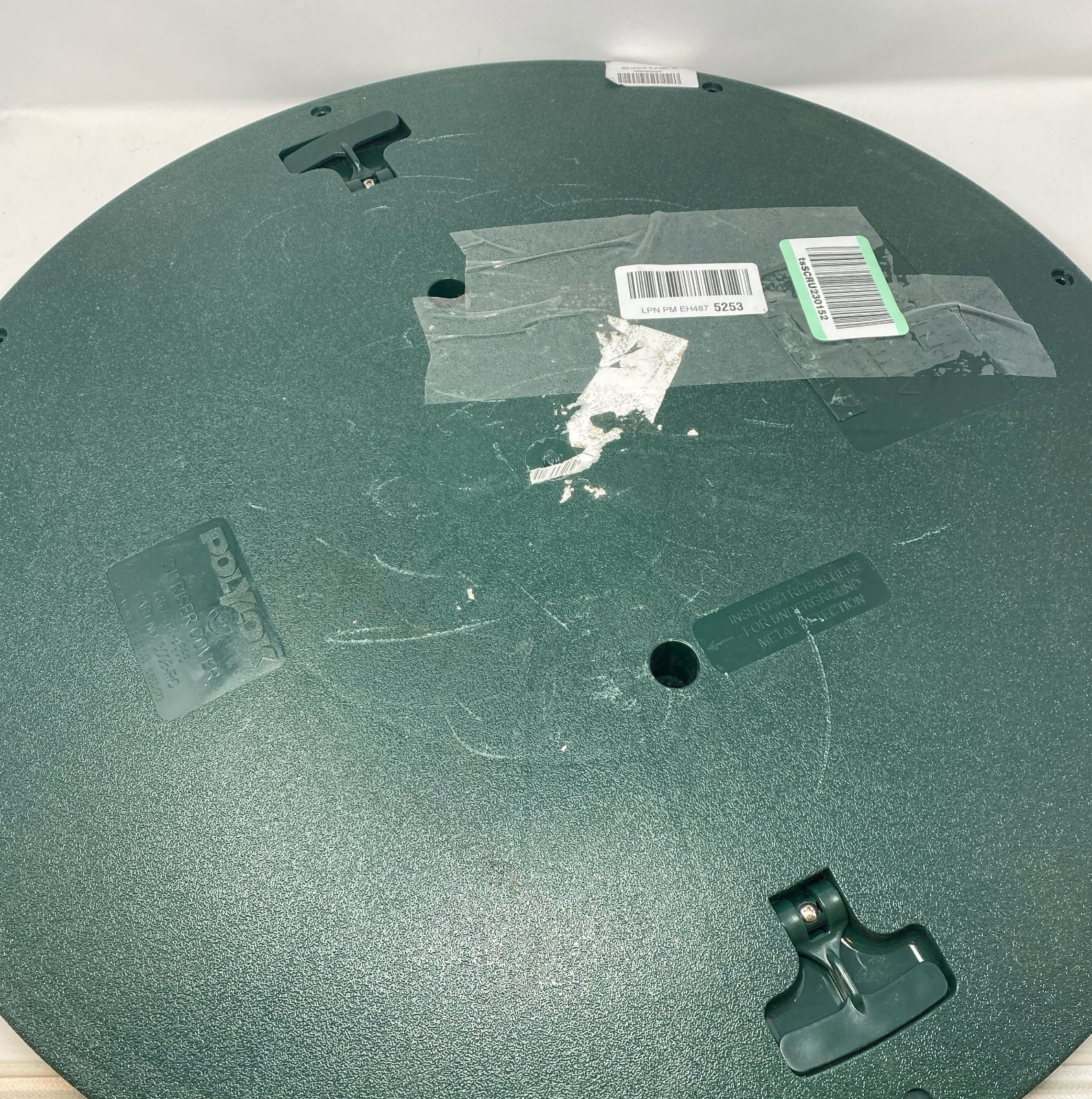 Polylok 24-Inch Green Septic Tank Riser Cover/Lid 3008-RC