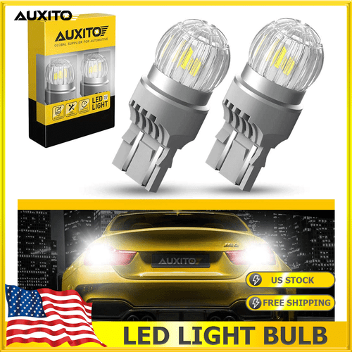 2* T20 7440 7443 LED BACK UP REVERSE LIGHT WHITE CAR AUTO PARTS SUPER BRIGHT NEW - Picture 1 of 10