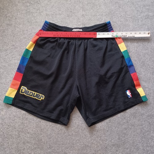Mitchell & Ness Hardwood Classics Denver Nuggets Basketball Shorts XL Mens Black - Picture 9 of 16