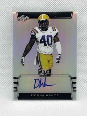 2019 Leaf Metal Devin White (RC) #BA-DW1 auto
