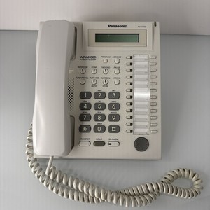 Panasonic KX-T7730 24 - Button Display Phone (White) With Stand