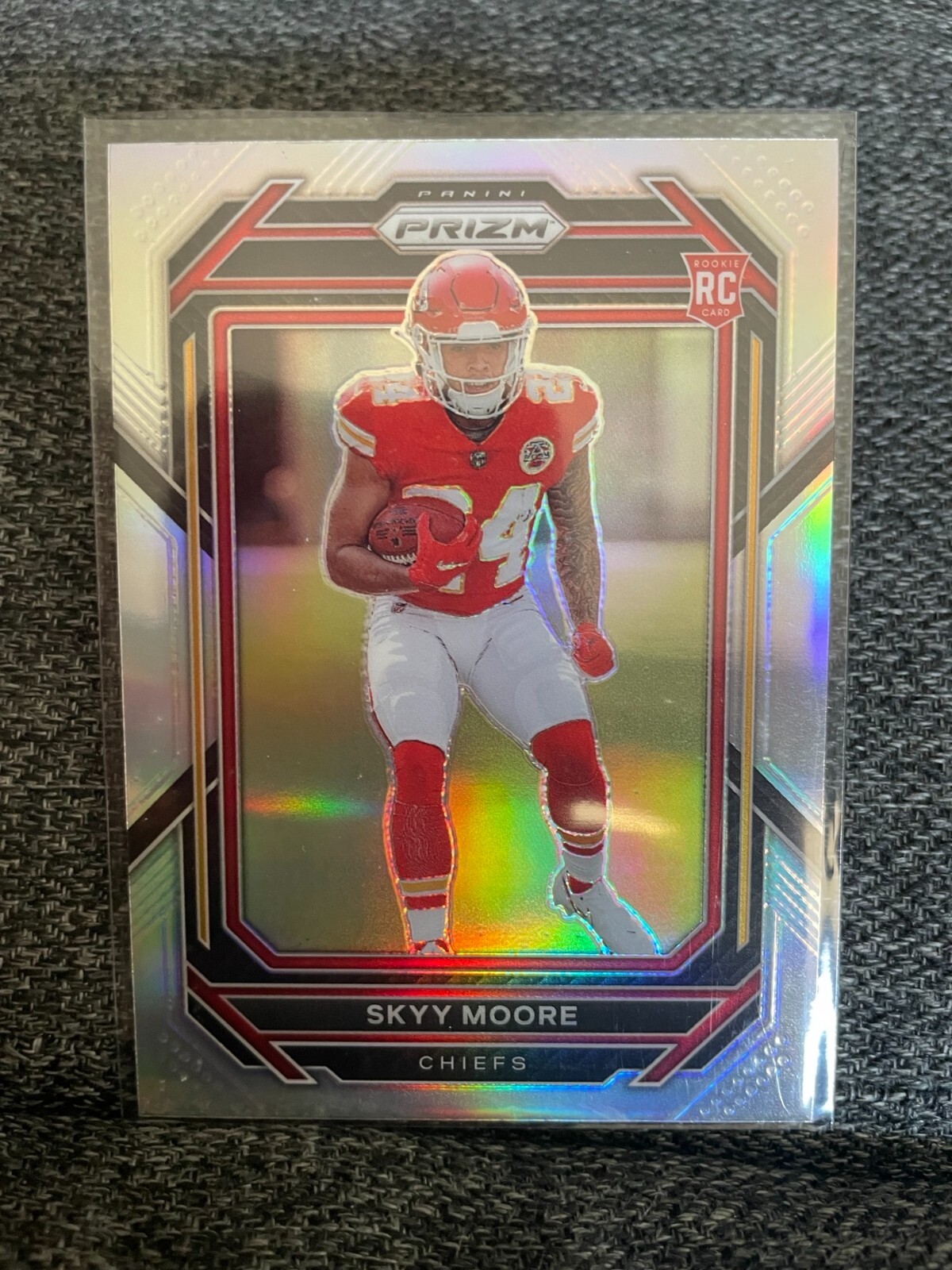2022 Panini Prizm Silver Prizm Skyy Moore RC #331 Chiefs