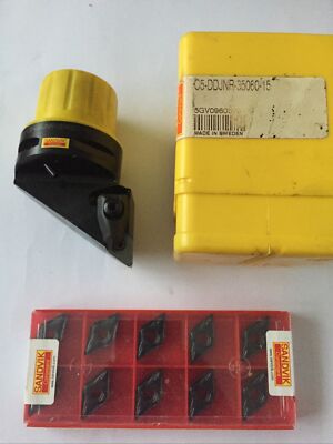 Sandvik C5 Ausdrehkopf C5-DCJNR-35060-15 mit 10 x DNMG Hartmetallspitzen NEU