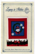 Let it Snow quilt wall hanging winter snowman Free shipping